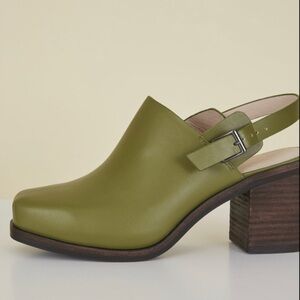 Intentionally blank olive green mule honcho 9